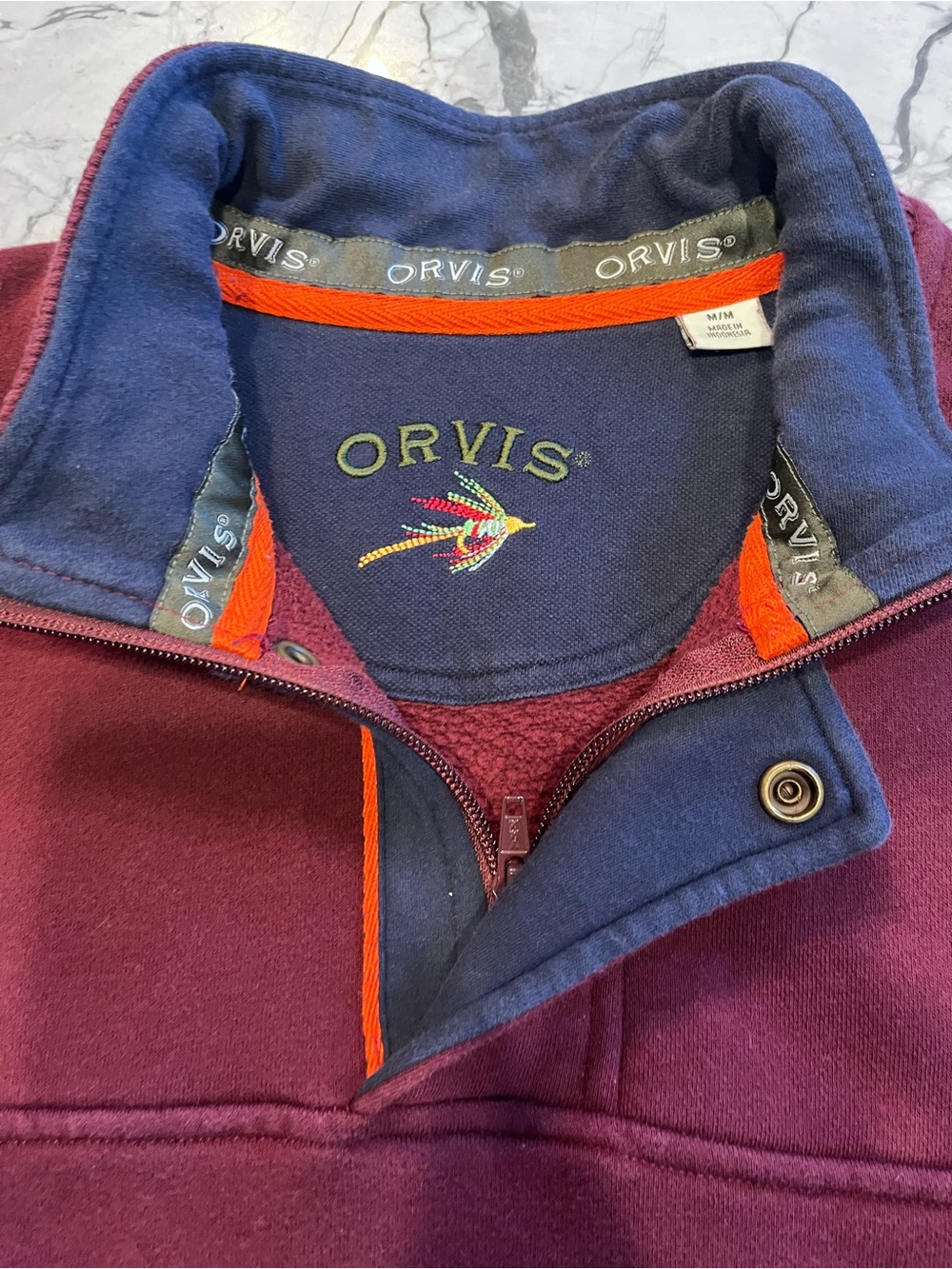Orvis Men’s Size Medium 1/4 Zip Sweater!